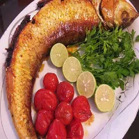 ماهی گردبیج،ماهی را بصورت گرد پختن سایت گیلانی کا